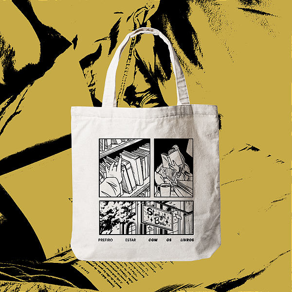 Ecobag | Prefiro estar com os livros