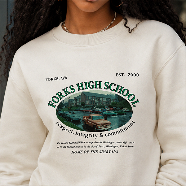 Moletom | Forks High School - Home of the Spartans (Crepúsculo)
