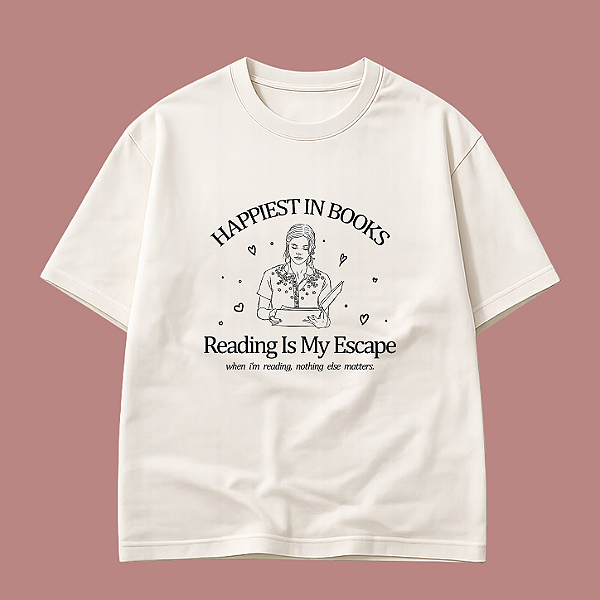 Camiseta | Happiest in books (10 Coisas Que Eu Odeio em Você)