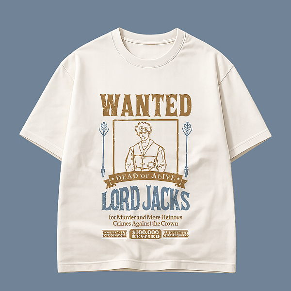 Camiseta | Wanted Lord Jacks (Era uma vez um coração partido)