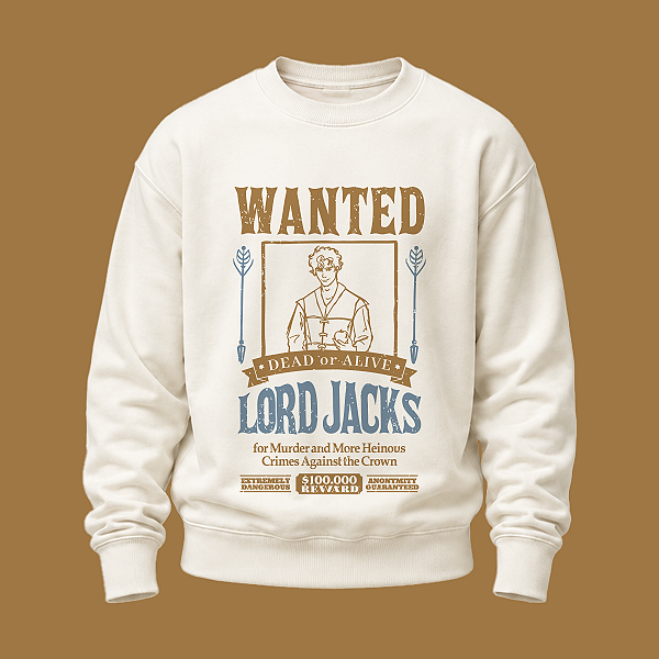 Moletom | Wanted Lord Jacks (Era uma vez um coração partido)