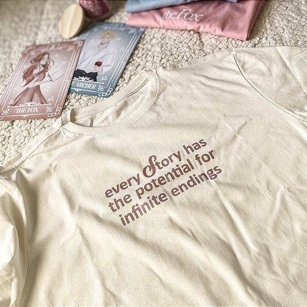 Camiseta | Every story has the potential for infinite endings (OUABH)