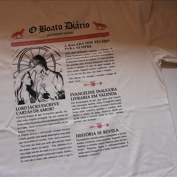 Camiseta | O Boato Diário (Era uma vez um coração partido)