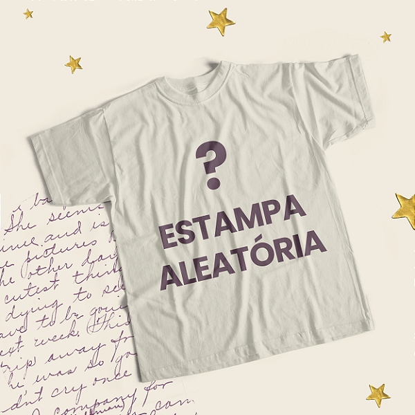 Camiseta Surpresa (Envio aleatório)
