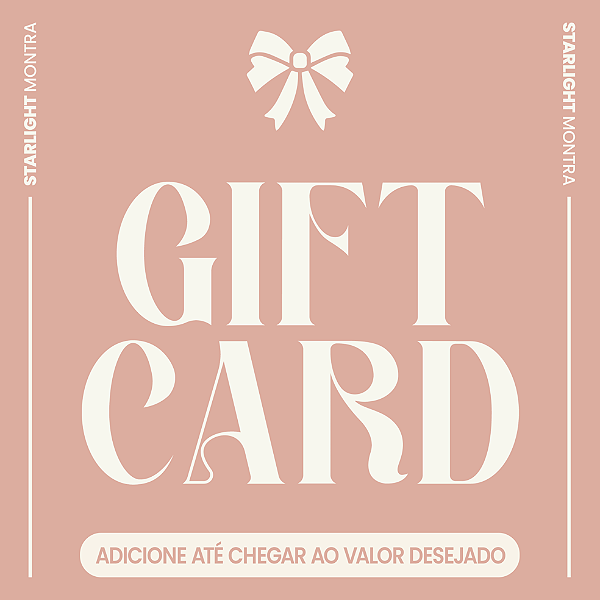 Gift Card - Adicione quantos quiser ao carrinho