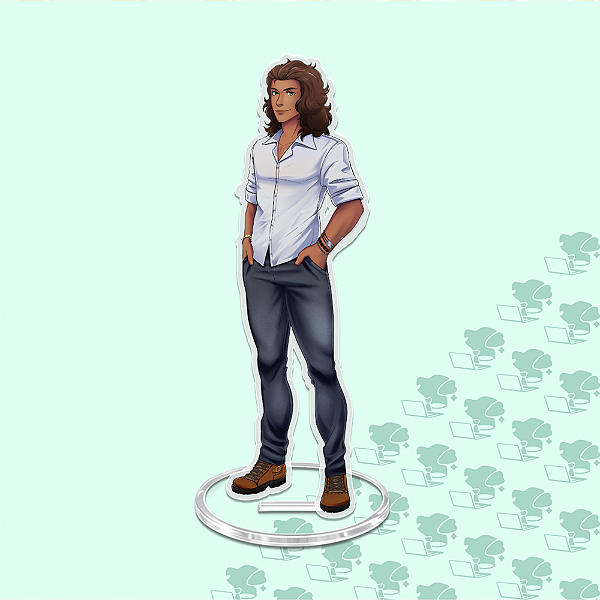 Totem Acrílico | Lucas (Entre Laços e Amassos)