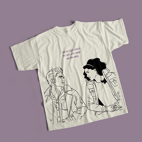 Camiseta | Bella e Edward - I like the night (Crepúsculo)