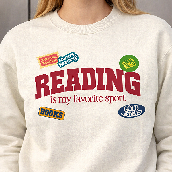 Moletom | My Sport is Reading