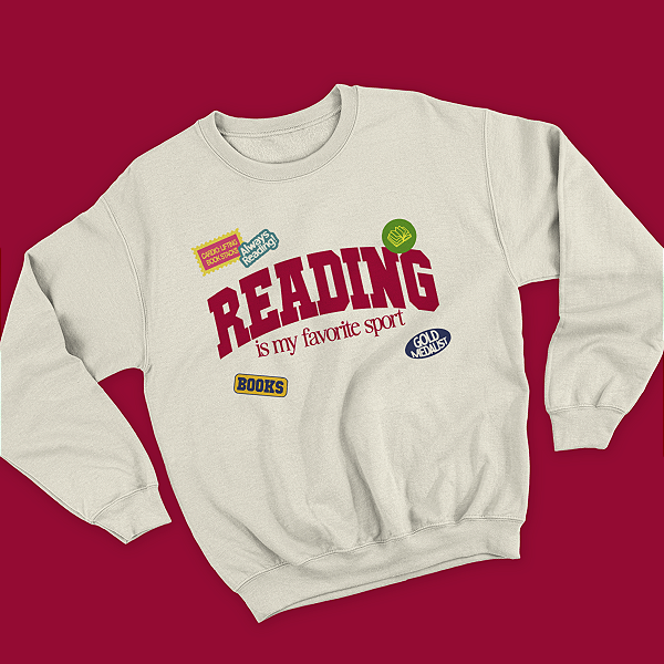 Moletom | My Sport is Reading
