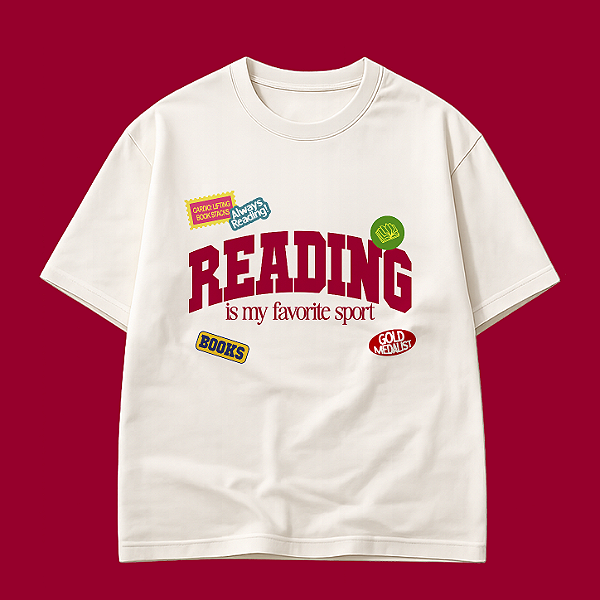 Camiseta | Reading is my favorite sport