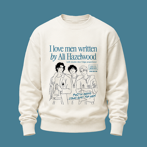 Moletom | I Love Man Written by Ali Hazelwood (A Hipótese do Amor)