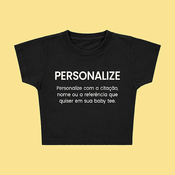 Baby Tee Personalizada