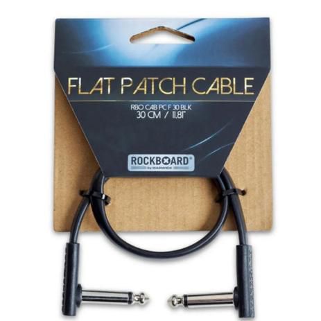 CABO PARA PEDAL ROCKBOARD 30 CM FLAT PATCH CABLE