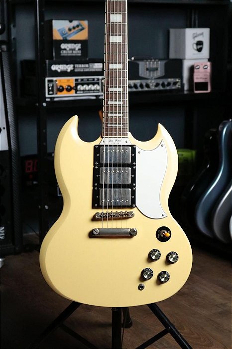 Guitarra Epiphone SG G400 Custom Antique Ivory - Usada