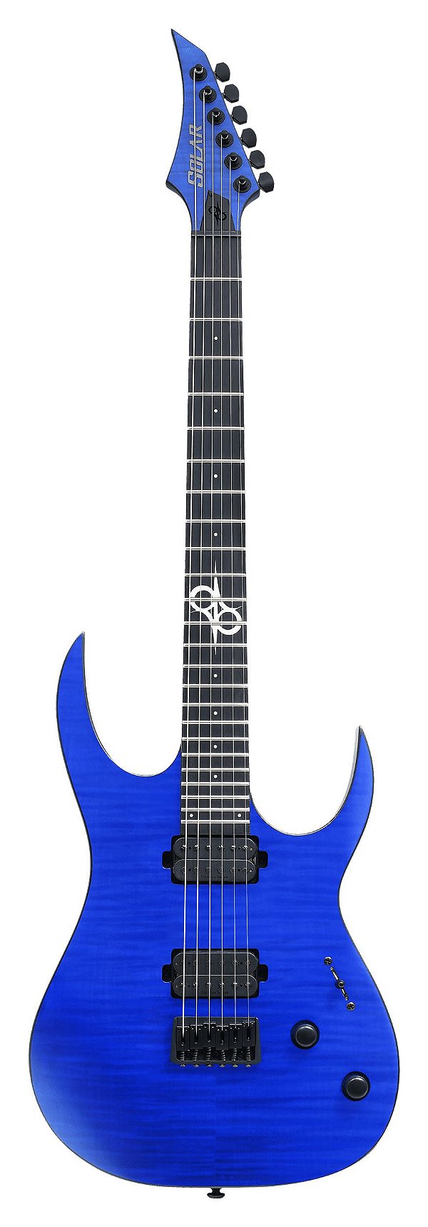 Guitarra Solar S2.6fbl Flame Blue Matte