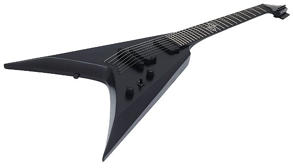 Guitarra Solar 7 Cordas V2.7c Carbon Black Matte - Flying V