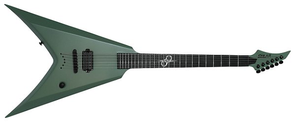 Guitarra Solar V2.6ag Army Green Matte - Flying V