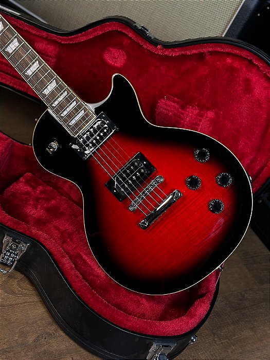 Guitarra Epiphone Les Paul Standard Slash - Vermillion Burst - Com Case