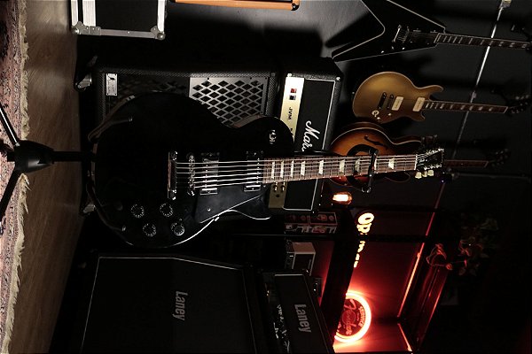 Guitarra Gibson Les Paul Studio 2007 Gloss Black COM CASE