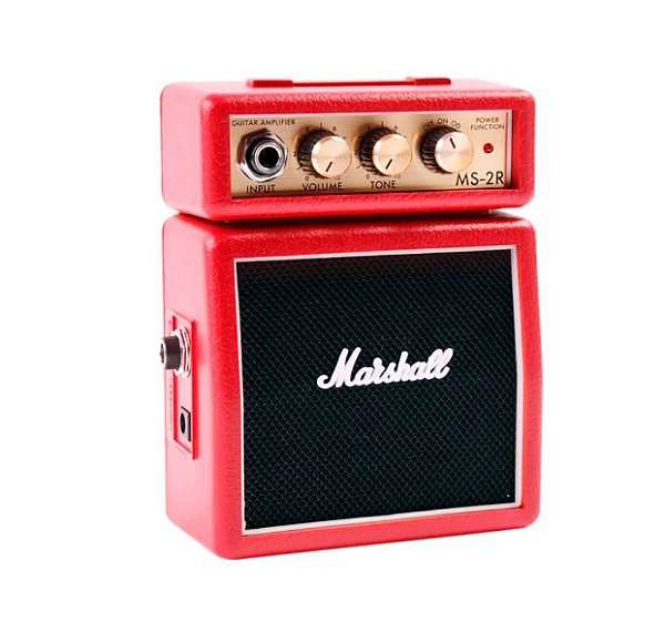 MS-2R  MICRO COMBO P/ GUITARRA - MARSHALL - RED