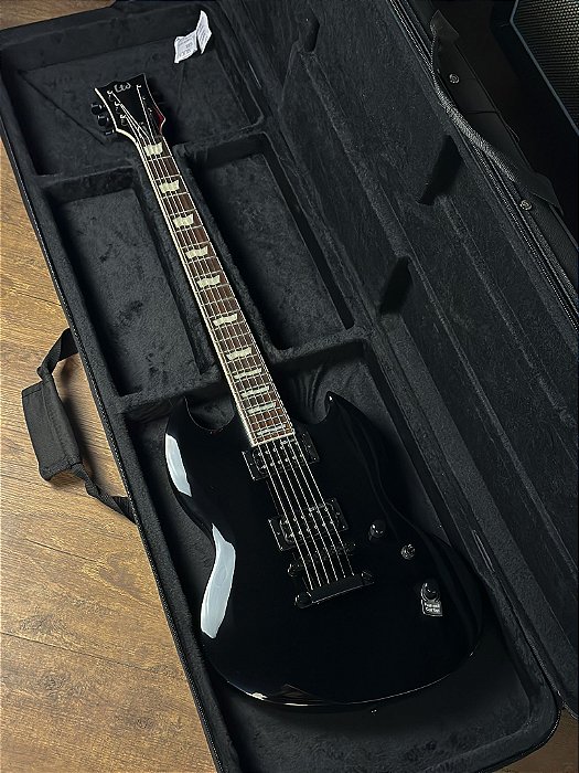 Guitarra Esp Ltd Viper-201 Baritone - Black - Com Case