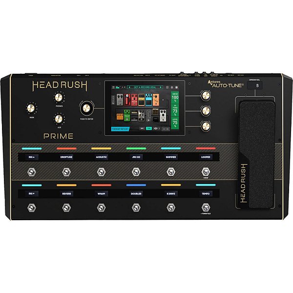 Pedaleira HeadRush Prime Modelador de Amplificadores Multi Efeitos e Processador Vocal
