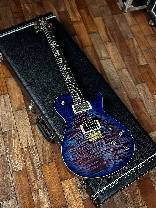 Guitarra Prs Mark Tremonti Signature Custom Color Violet Blue Wrap Burst - 10 Top