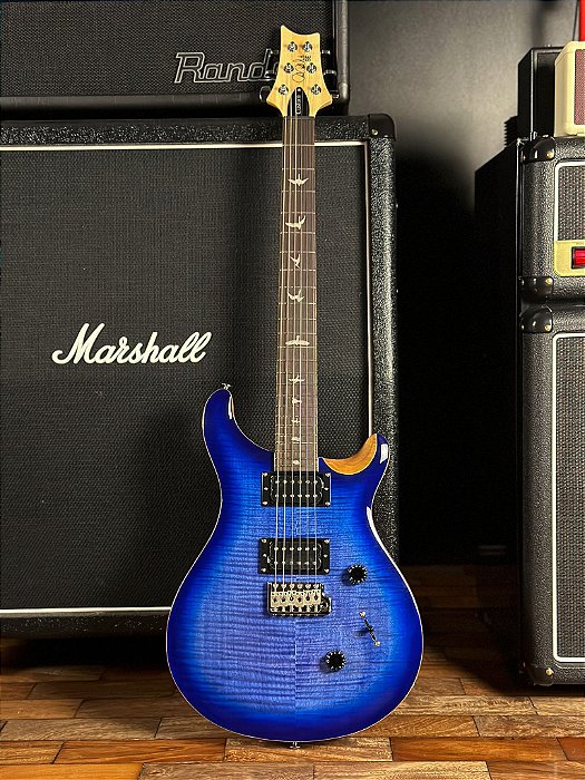 Guitarra Prs Cu44 Se Custom 24 - Faded Blue Burst