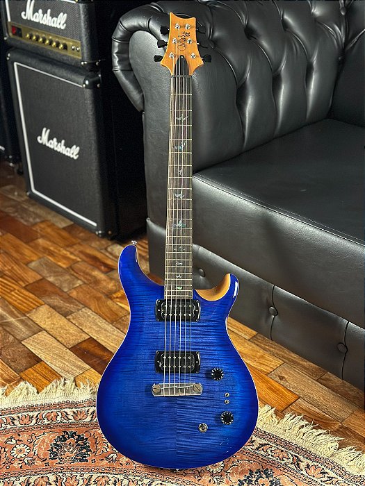 Guitarra Prs Se Paul's Guitar - Dc Pg - Faded Blue Burst