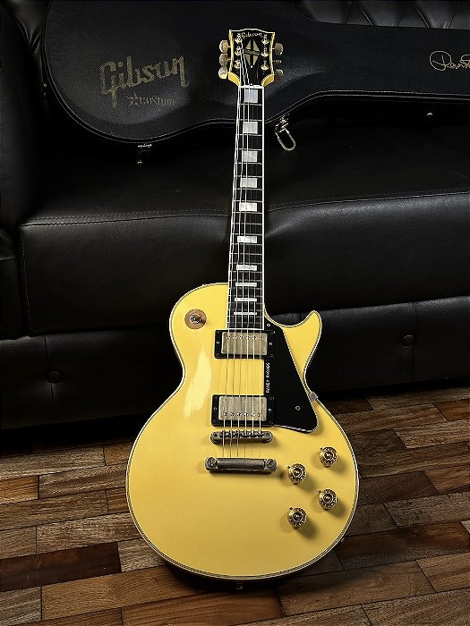 Guitarra Gibson Custom Shop Randy Rhoads '74 Les Paul Custom 2010 - VOS Alpine White - RR196