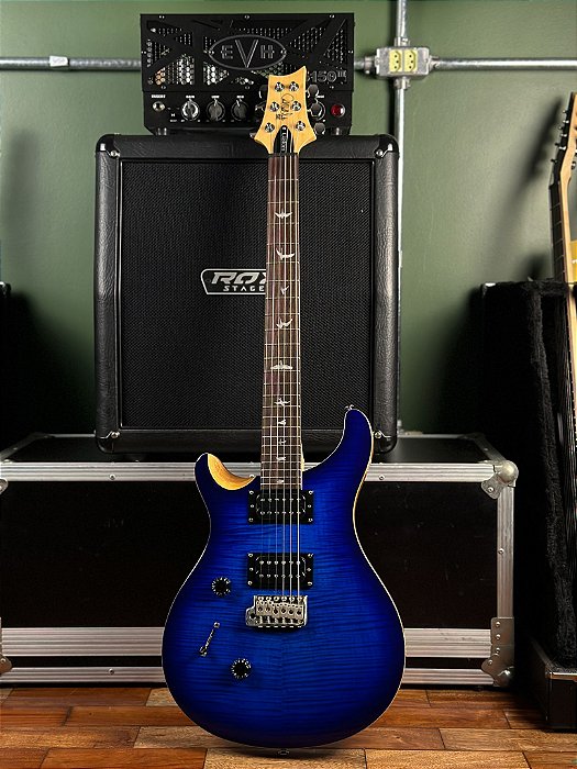 Guitarra Prs Custom 24 Faded Blue Burst Lefty - Canhoto