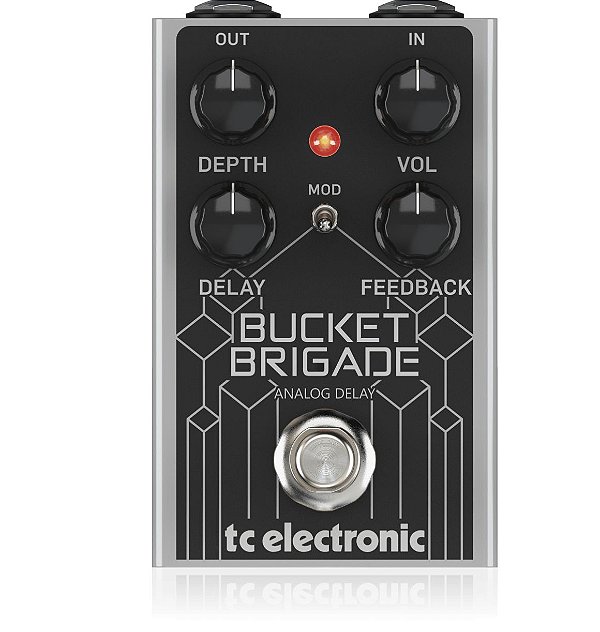 PEDAL DELAY P/ GUITARRA - BUCKET BRIGADE - TC ELECTRONIC