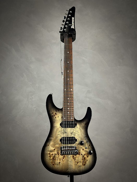 Guitarra 7 Cordas Ibanez - Az427p1pb-ckb Com Bag - Seymour Duncan