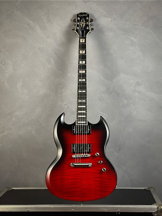 GUITARRA ELET EPIPHONE SG PROPHECY - RED TIGER AGED GLOSS