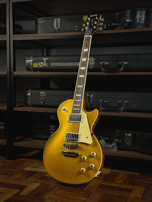 GUITARRA ELET EPIPHONE LES PAUL STANDARD 50s - METALLIC GOLD