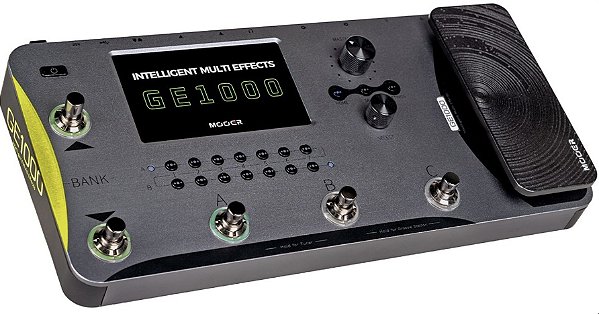 PEDALEIRA P/ GUITARRA MOOER GE1000 - 1 ano de garantia