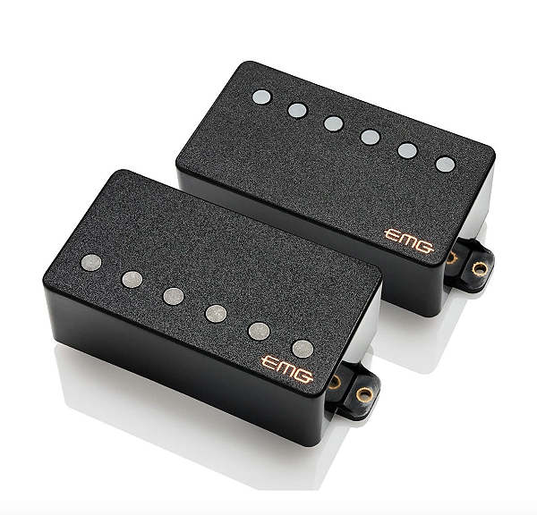 Set de Captadores Ativos Emg 57tw 66tw - Black - Preto