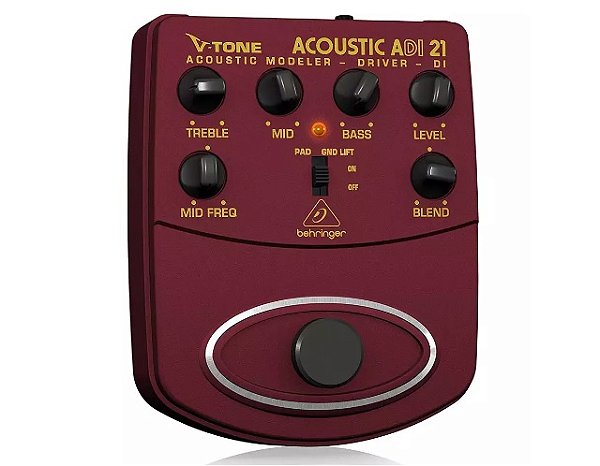 Adi21 - Pedal Pré Amplificador para  Violao - Behringer