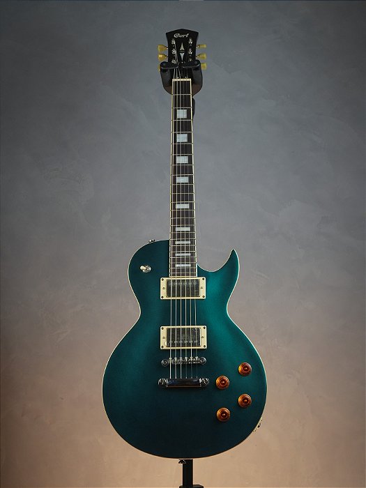Guitarra Cort Cr 200 Fbl - Lp - Humbucker - Ponte Fixa - Outlet