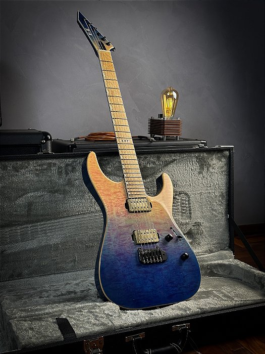 Guitarra ESP E-II M-II HST QM - Indigo Purple Fade