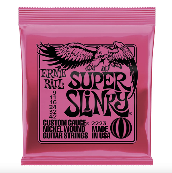 Encordoamento 009-042 Super Slink Niquel P02223 Ernie Ball
