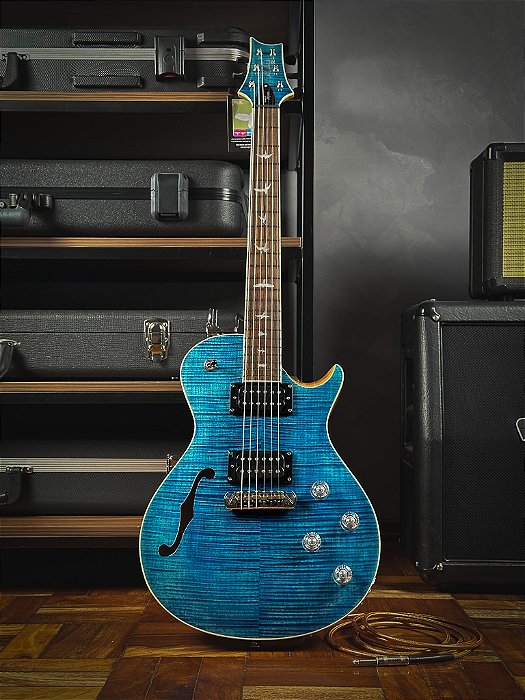 Guitarra Prs Se Zach Myers - Zm3 - Myers Blue - Humbucker - Ponte Fixa