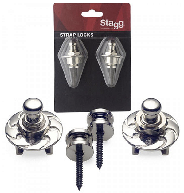 STRAPLOCK STAGG - SSL1 CR (CROMADO)