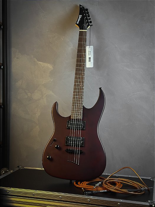 Guitarra Canhota Waldman - Wst180l Walnut Satin