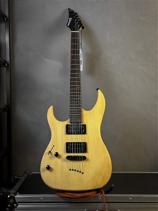 Guitarra Canhota Waldman Wst180l Natural Satin