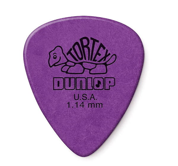 Palheta Tortex 1,14mm Roxa Pct C/12 418p1.14 Dunlop