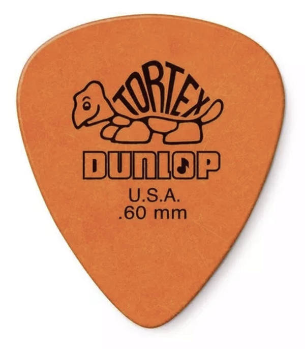 Palheta Tortex 0,60mm Laranja Pct C/12 418p.60 Dunlop