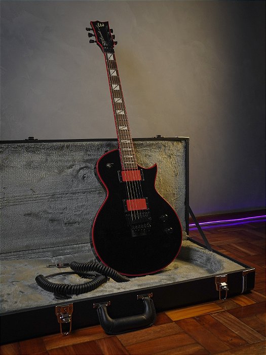 Guitarra Esp Ltd Gary Holt GH600 Black - Foyd Rose - EMG