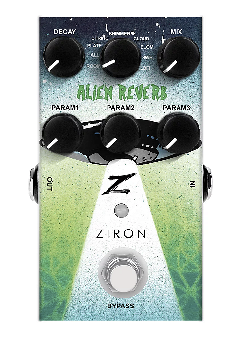 Pedal para Guitarra Ziron - Alien Reverb