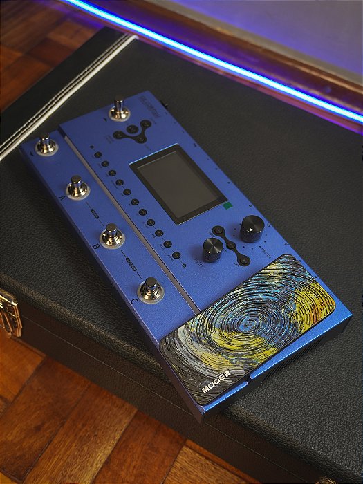 Pedaleira Mooer P/ Guitarra Ge200 Pro Li